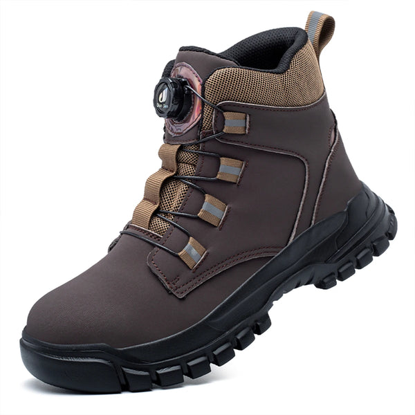 Chaussure de sécurité homme molette de serrage – embout acier, imperméable