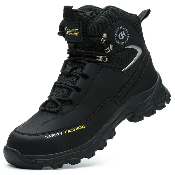 Chaussure de sécurité montante homme/femme – embout acier, anti-perforation