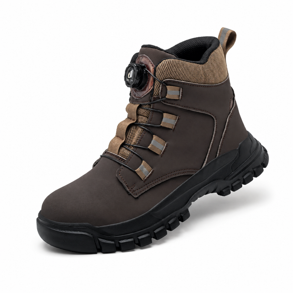 Chaussure de sécurité homme molette de serrage – embout acier, imperméable