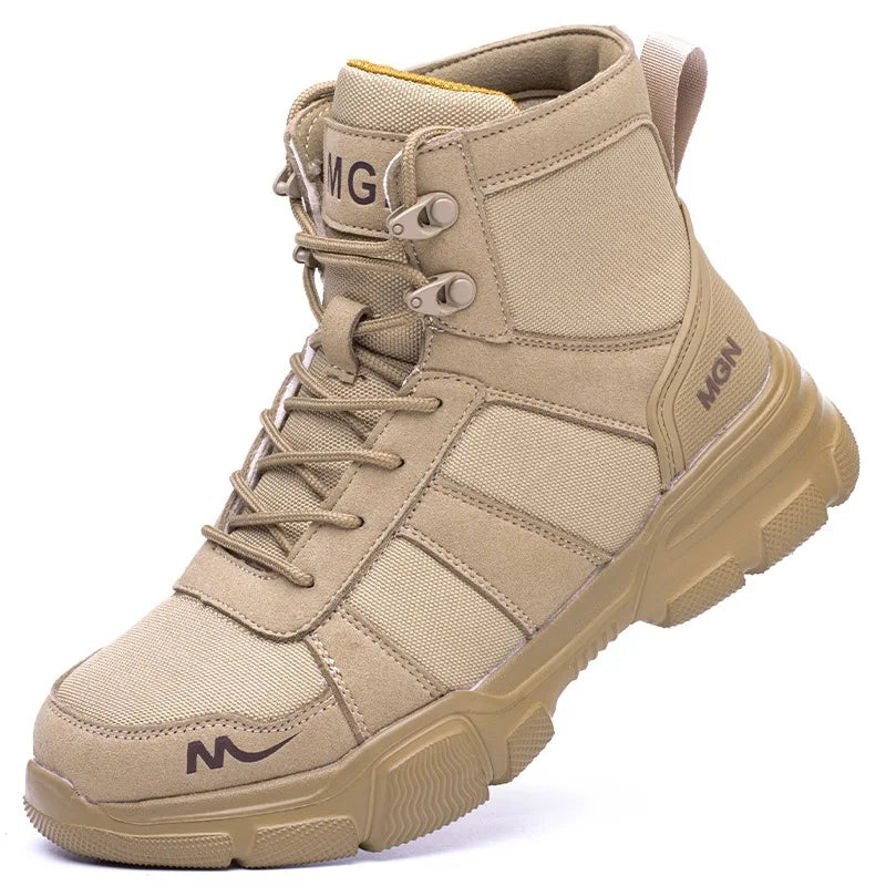 Steel Toe Safety Shoes Men Work Safety Boots Lightweight Breathable Comfortable Sneakers Men Boots Slip-resistant shoes (Copie) (Copie) (Copie) (Copie) (Copie)