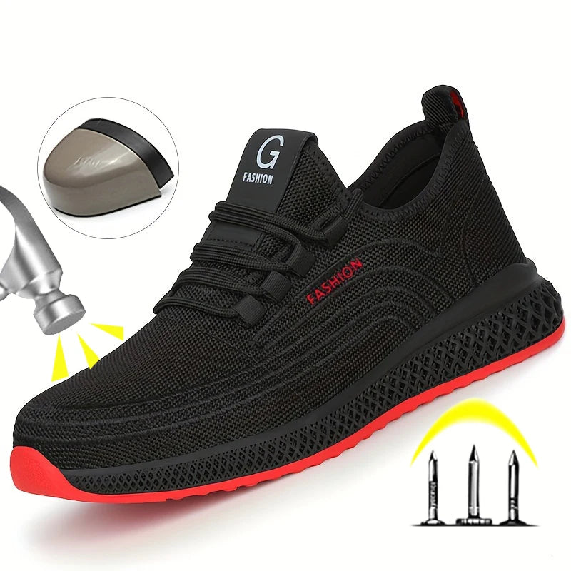 Chaussure de sécurité sneaker légère homme/femme – embout acier, anti-perforation