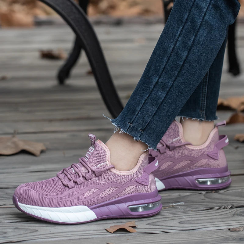 Chaussure de sécurité femme respirante – vraie coupe femme, embout acier