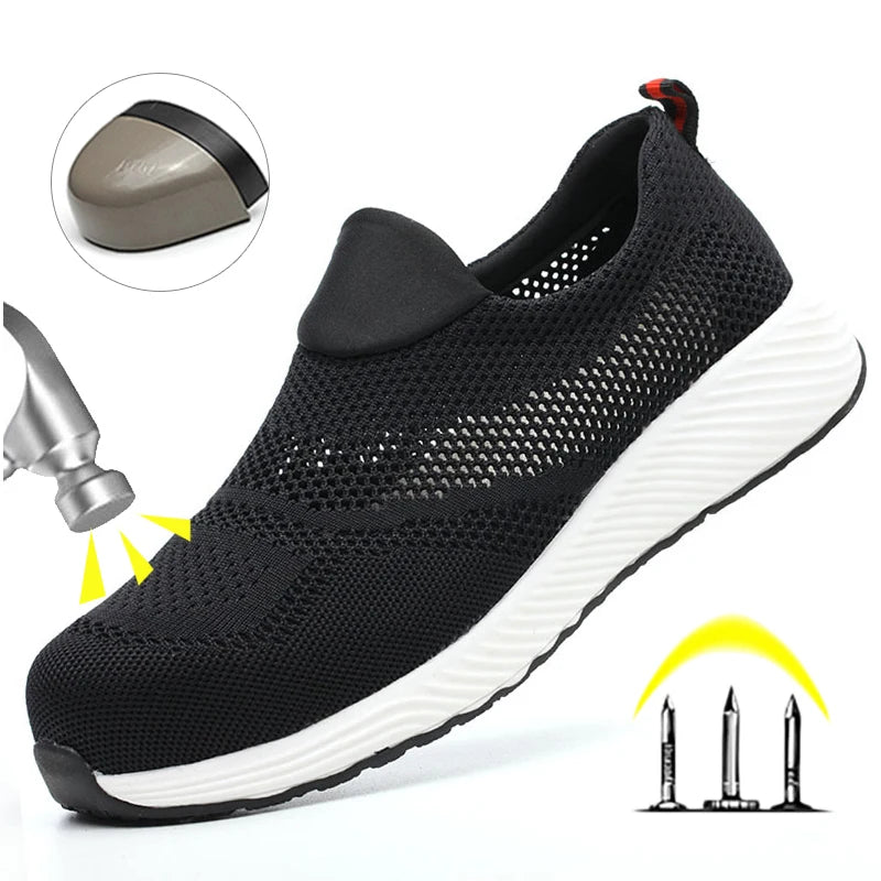 Chaussure de sécurité mesh été homme/femme – embout protecteur, ultra respirante