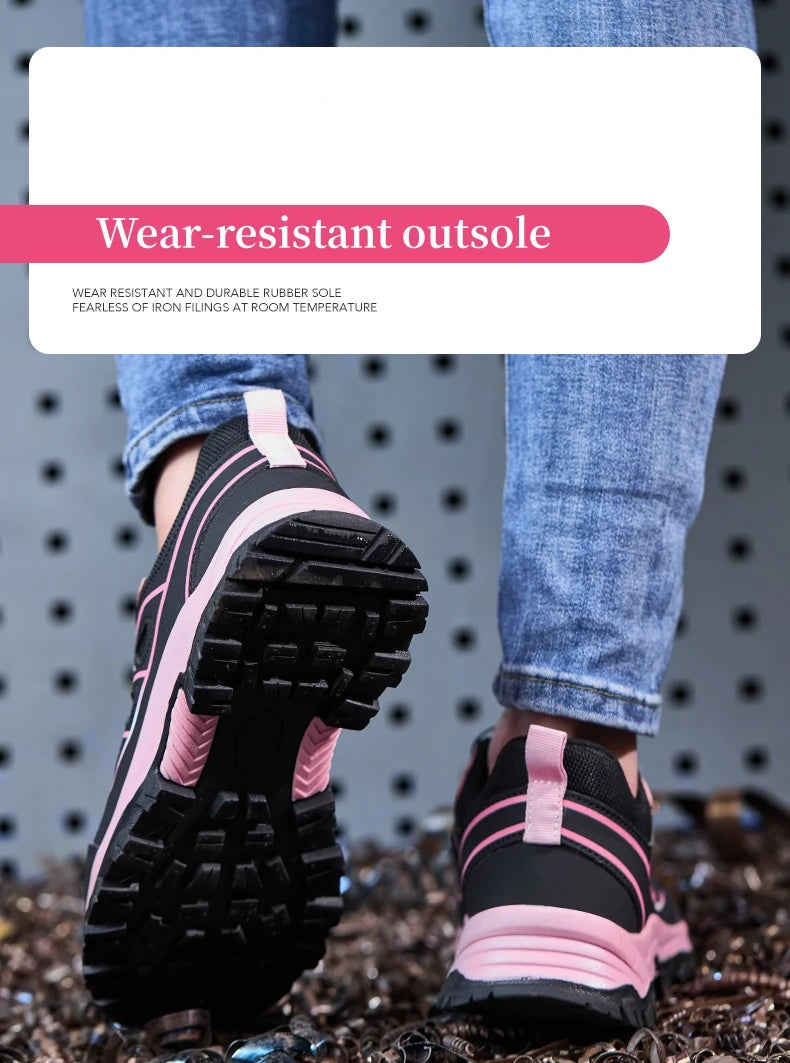 Chaussure de sécurité femme molette de serrage – coupe femme, embout acier