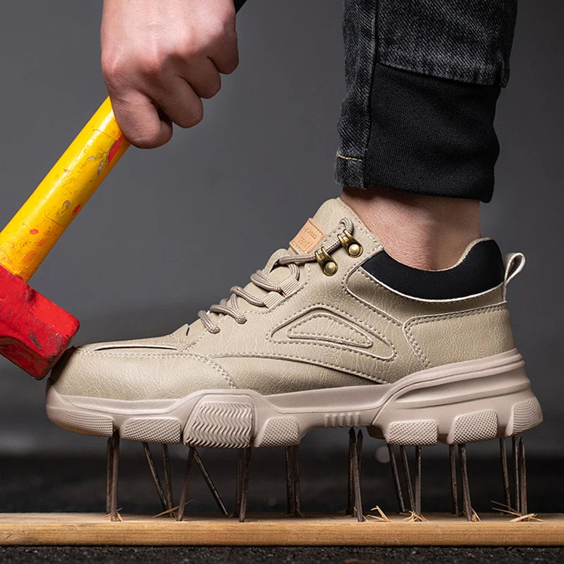 Chaussure de sécurité homme montante – embout acier, anti-écrasement, anti-perforation