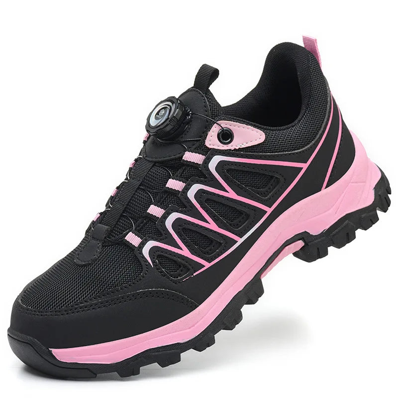 Chaussure de sécurité femme molette de serrage – coupe femme, embout acier