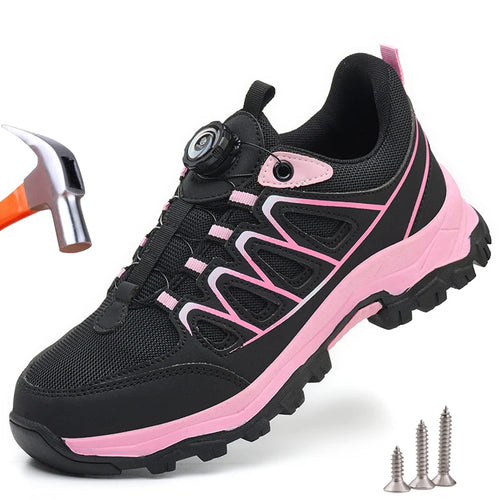 Chaussure de sécurité femme molette de serrage – coupe femme, embout acier