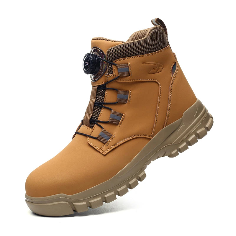 Chaussure de sécurité homme molette de serrage – embout acier, imperméable (Copie) (Copie)