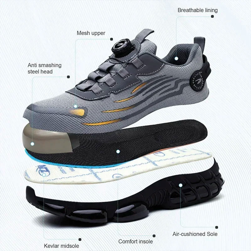 Chaussure de sécurité homme sport molette – anti-écrasement, anti-perforation (Copie) (Copie) (Copie) (Copie) (Copie) (Copie) (Copie)