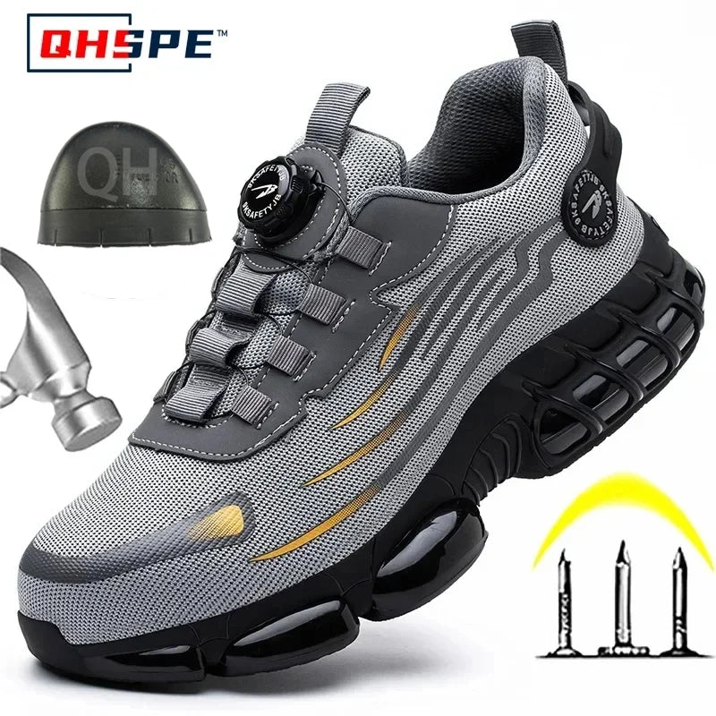 Chaussure de sécurité homme sport molette – anti-écrasement, anti-perforation
