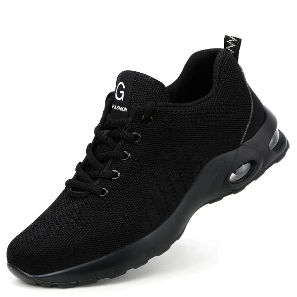 Chaussure de sécurité semelle amortissante homme/femme – embout acier, ultra légère