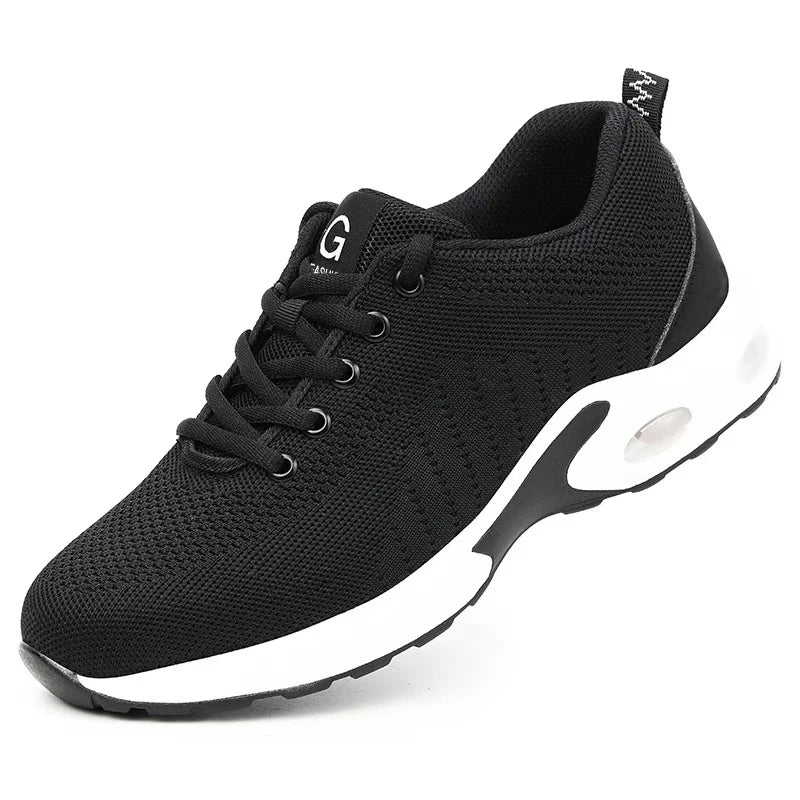 Chaussure de sécurité semelle amortissante homme/femme – embout acier, ultra légère (Copie)