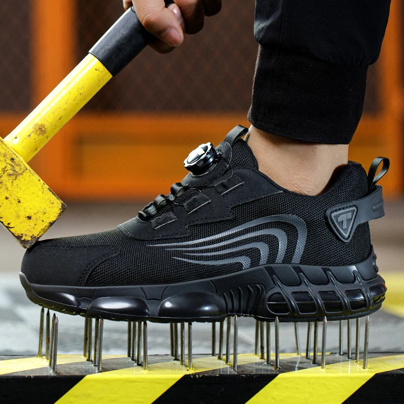 Chaussure de sécurité homme style sneaker – molette, anti-choc, anti-perforation